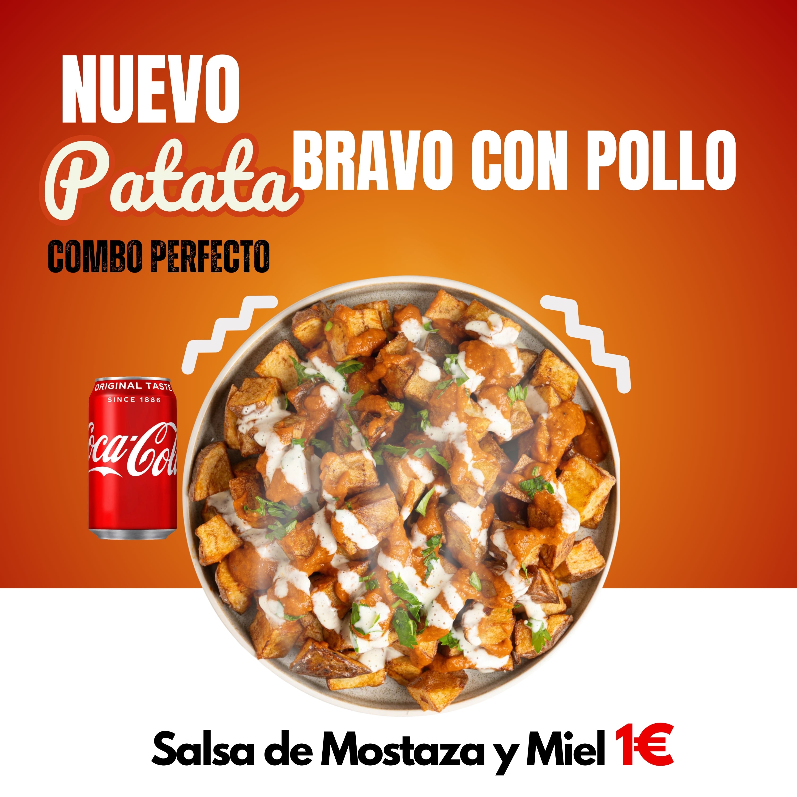Nuevo Patata Bravo con Pollo Combo Perfecto
