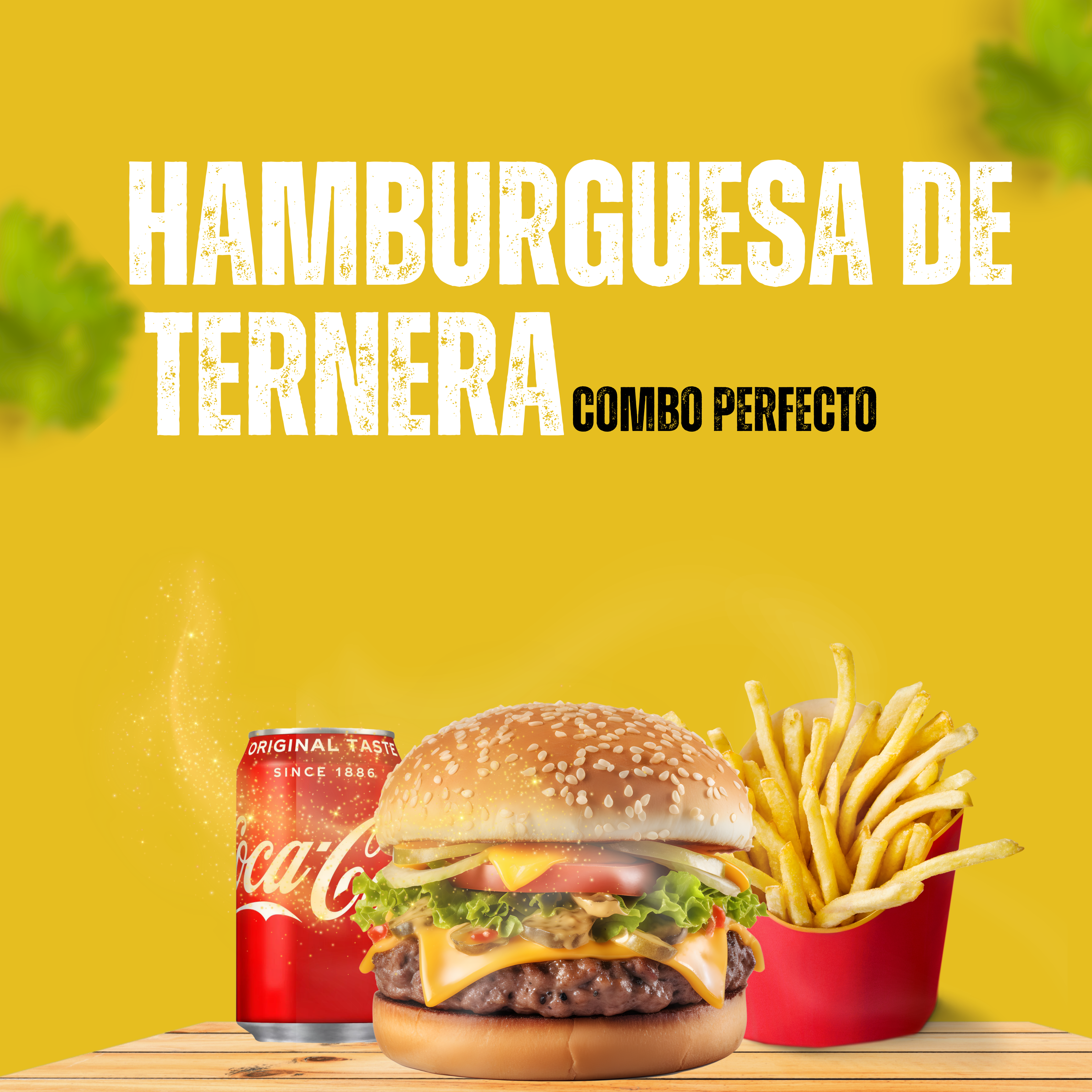 Hamburguesa de Ternera Combo Perfecto