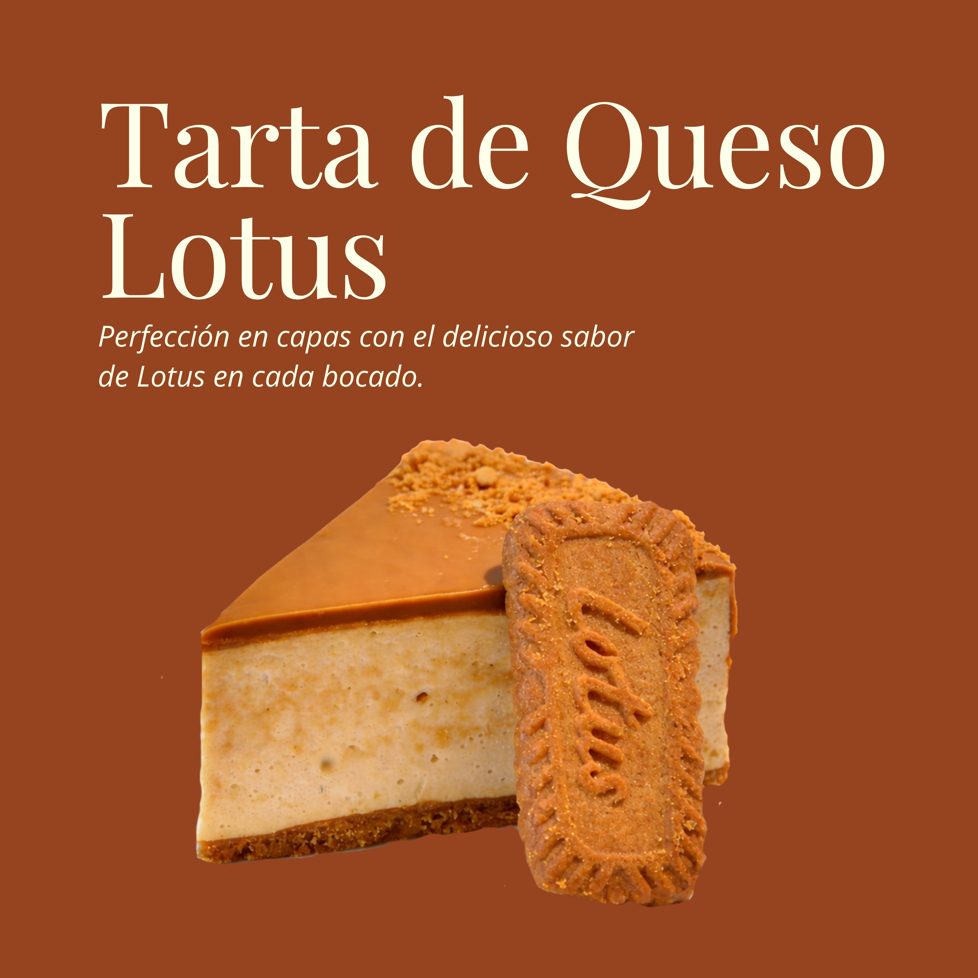 Tarta de Queso Lotus